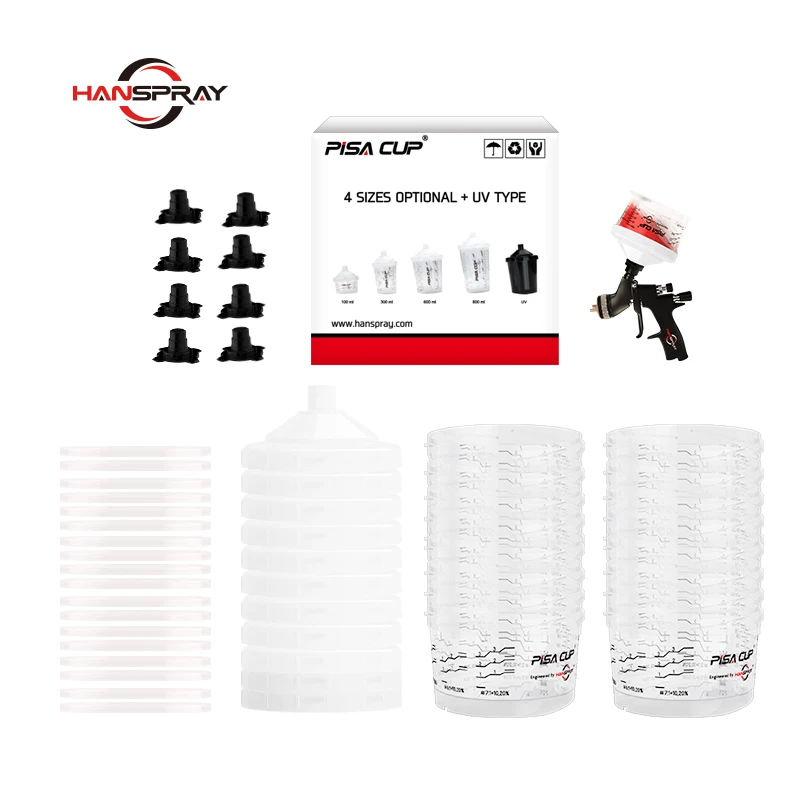 High Quality Spray Gun Cup Accessories Quick Connector Paint Mixing Cup