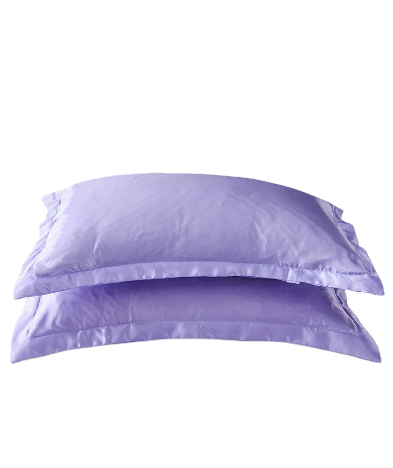 Satin Cooling Pillow Covers with Envelope Closure Breathable Cool Ultra Soft Silky Moisture Hair and Skin Friendly
