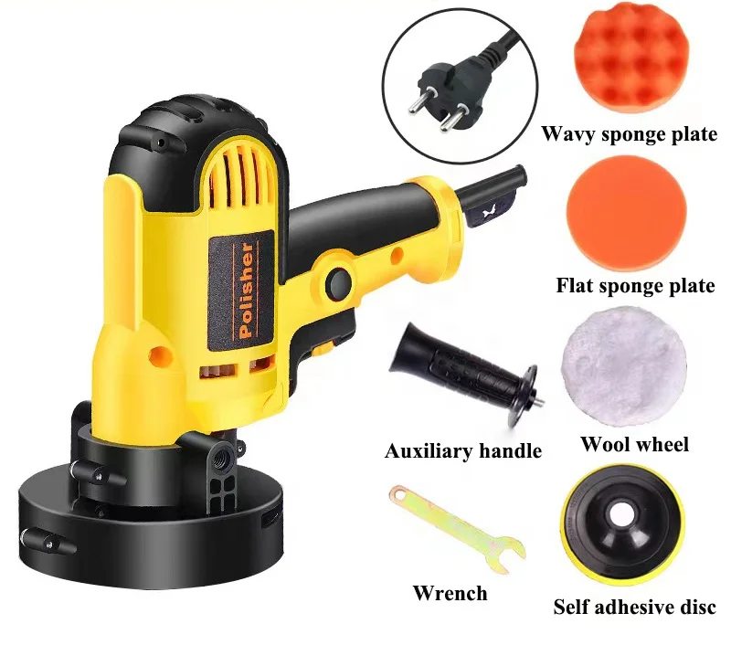 700 Вт 125 мм электрическая полировальная машина для автомобиля, полировщик двойного действия