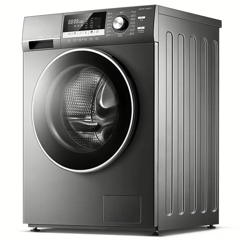 9KG Factory Supply Stainless Steel Laundry Washer Frontload Washing Machine
