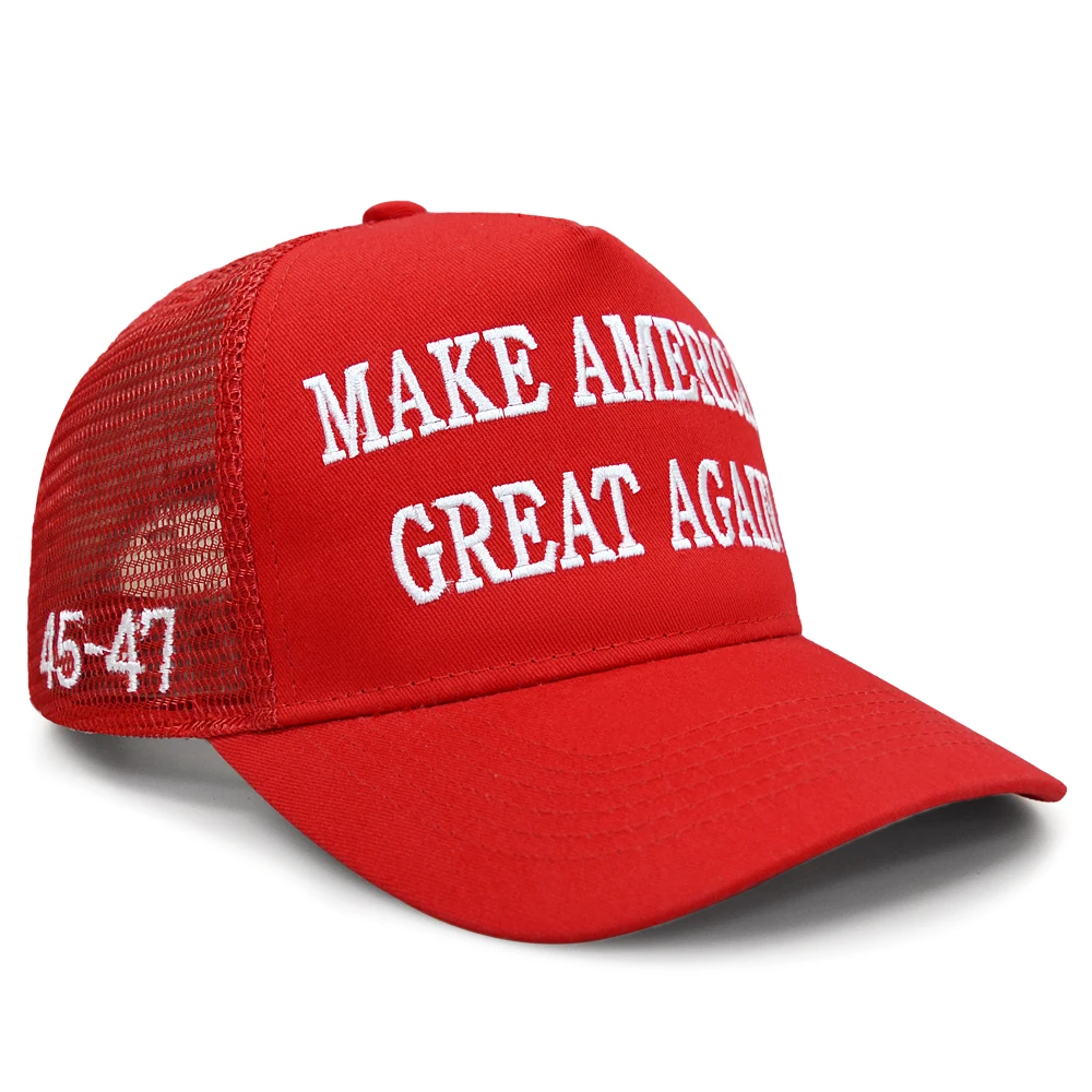 Trum 2024 Hat Wholesale USA Election Campaign Sports Caps MAGA Trucker Hat Caps Make America Great Again