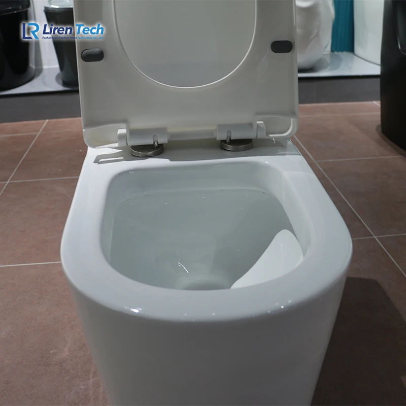 Оптовая продажа сифонный керамический туалет ресторан коммерческий роскошный современный дизайн Европейский матовый Сантехнический без оправы