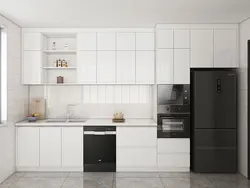 High Gloss Modern Kitchen Cabinet Designs Grey Base Cabinet and White Wall Cabinet