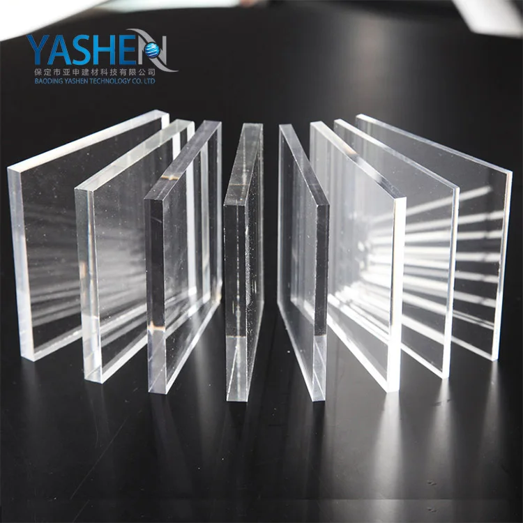 Custom large transparent acrylic cast  clear  pmma  sheet  1mm 2mm 3mm