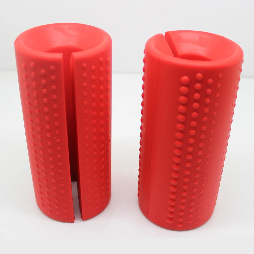 Thick Weightlifting Rubber Dumbbell Grips