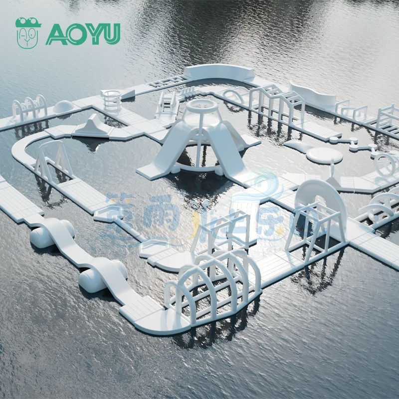 AOYU Commercial Customized Giant Sea Aqua Park Water Play Equipment Child Adult Floating Slide Equipment Inflatable Water Parks