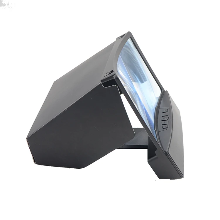 Смартфон Экранная лупа Стенд 10 дюймов 3D складной усилитель для сотового телефона с регулируемым