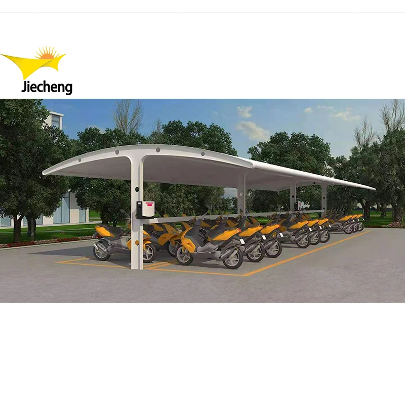 Прямая Продажа с завода палатка для парковки автомобиля уличный навес кровли растягивающаяся мембрана стальной каркас