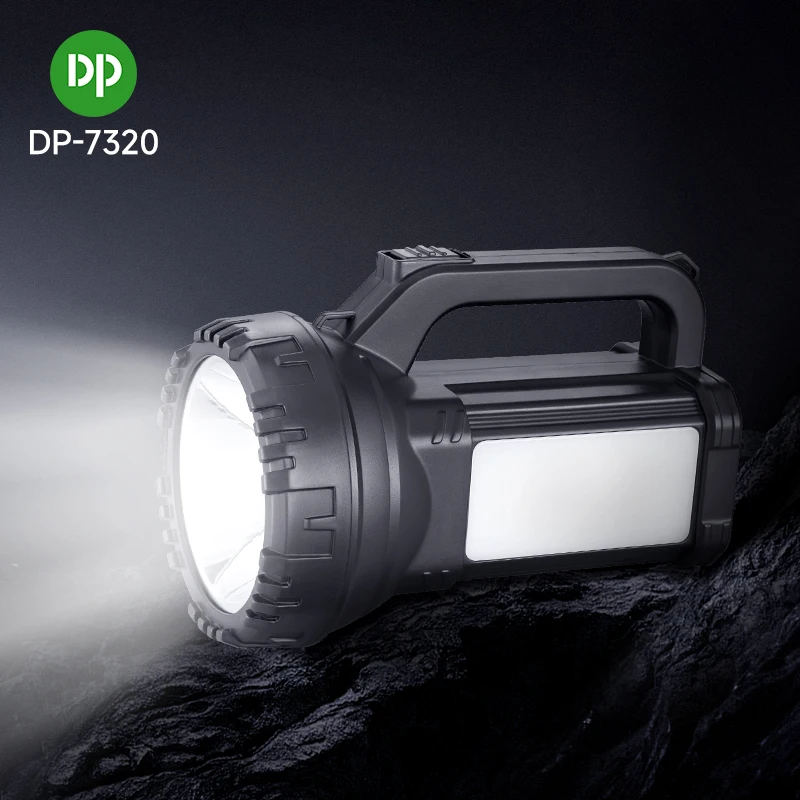 DP Search Light Portable Handheld Rechargeable Long Range Outdoor Powerful Searchlight With Light Tube