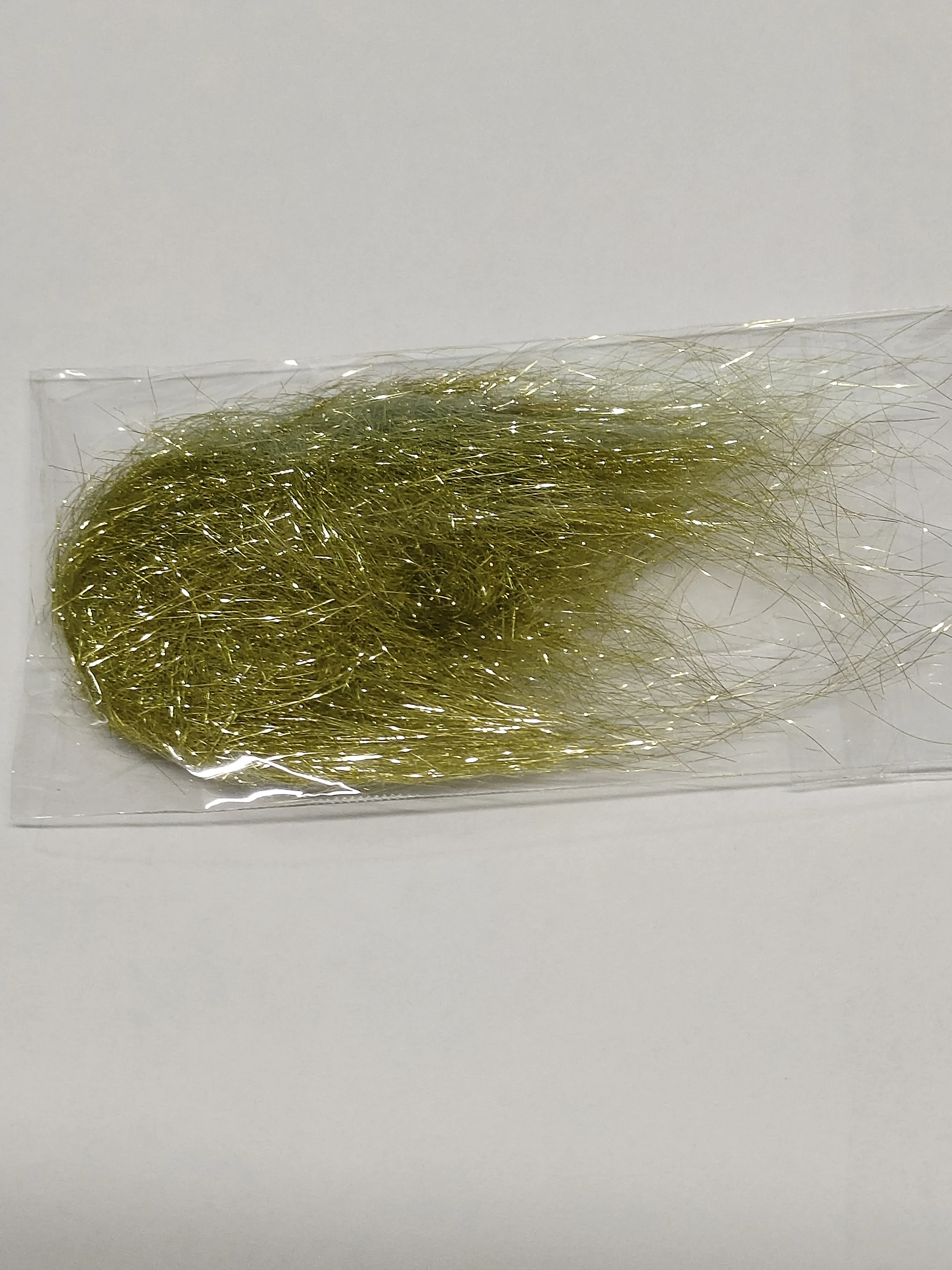 High Quality Yarn Green Color Superfine Bright Metallic Yarn Short Fiber Angelina Fiber