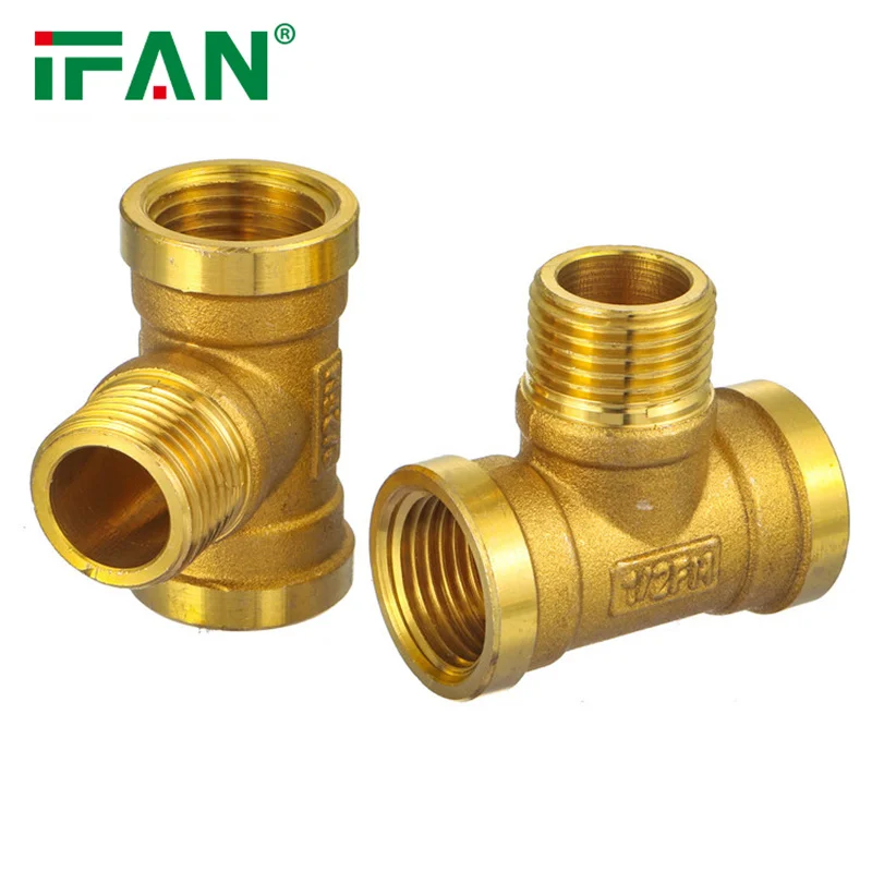 IFAN High Quality Brass Threaded Fittings Brass Fittings 1/2 - 2inch Brass Tube Fitting