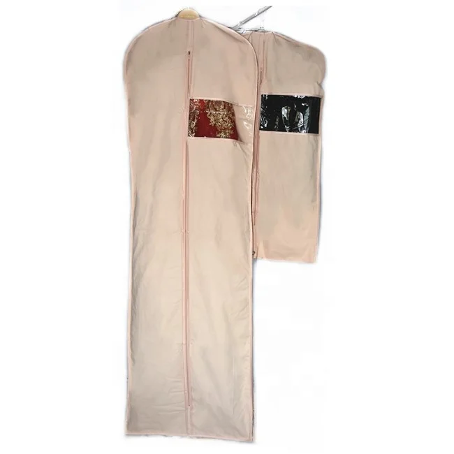 Custom cotton wedding dress garment bag suit cover