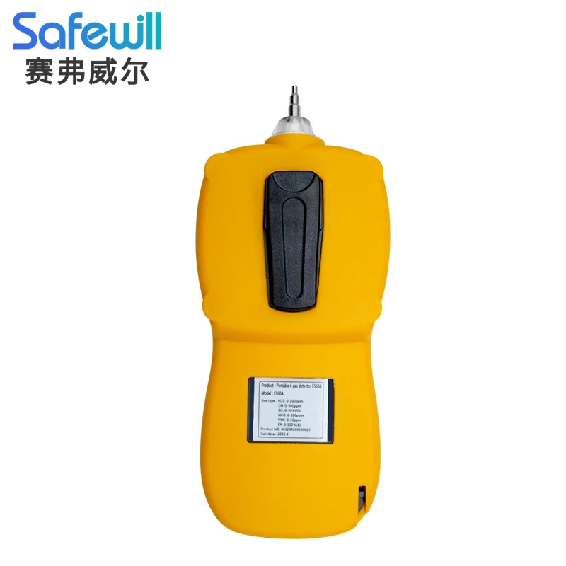 Портативный Многофункциональный Газовый Детектор safewiler H2S CO CO2 CH4 NH3 калибровочное оборудование аммиака с насосом ES60A детектор газа VOC