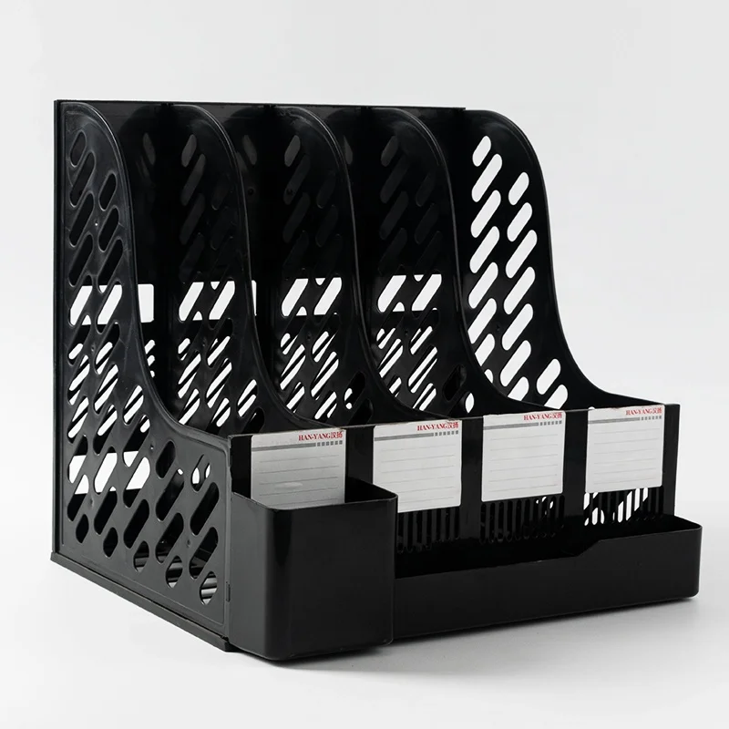 File Holder Stand Paper Desk Organizer Magazine Rack Table Magazine Book Organizer File Tray Magazine Holder