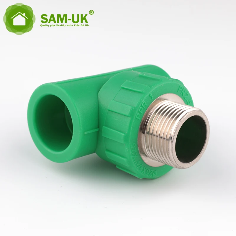 Production of customized high-quality ppr tee pipe fittings female threaded plastic pipe pipes and fittings
