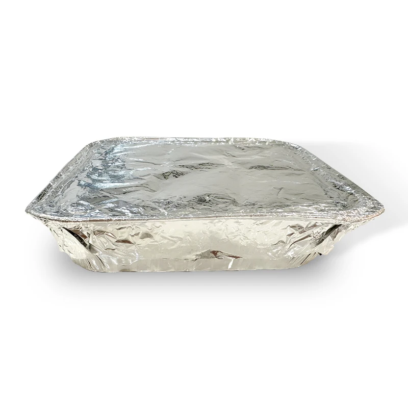 OEM ODM Qatar Cotton Disposable Airlines Hot Refreshing Mini Towels Sachet Hand Wipes in Aluminium Tray Manufacturer