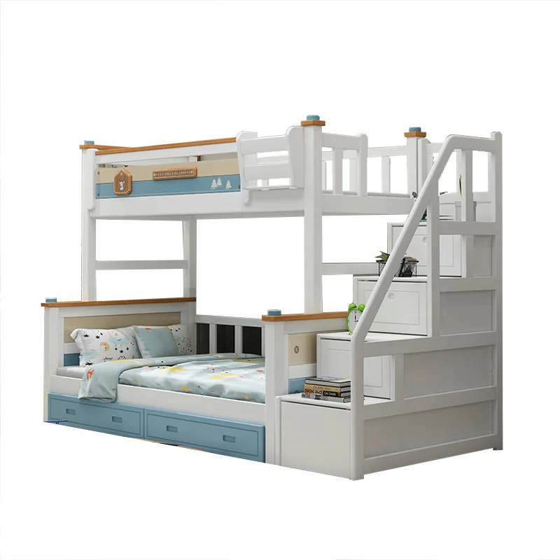 factory prices cheap children bunk bed with ladders for home furniture bedroom furniture CEKB004
