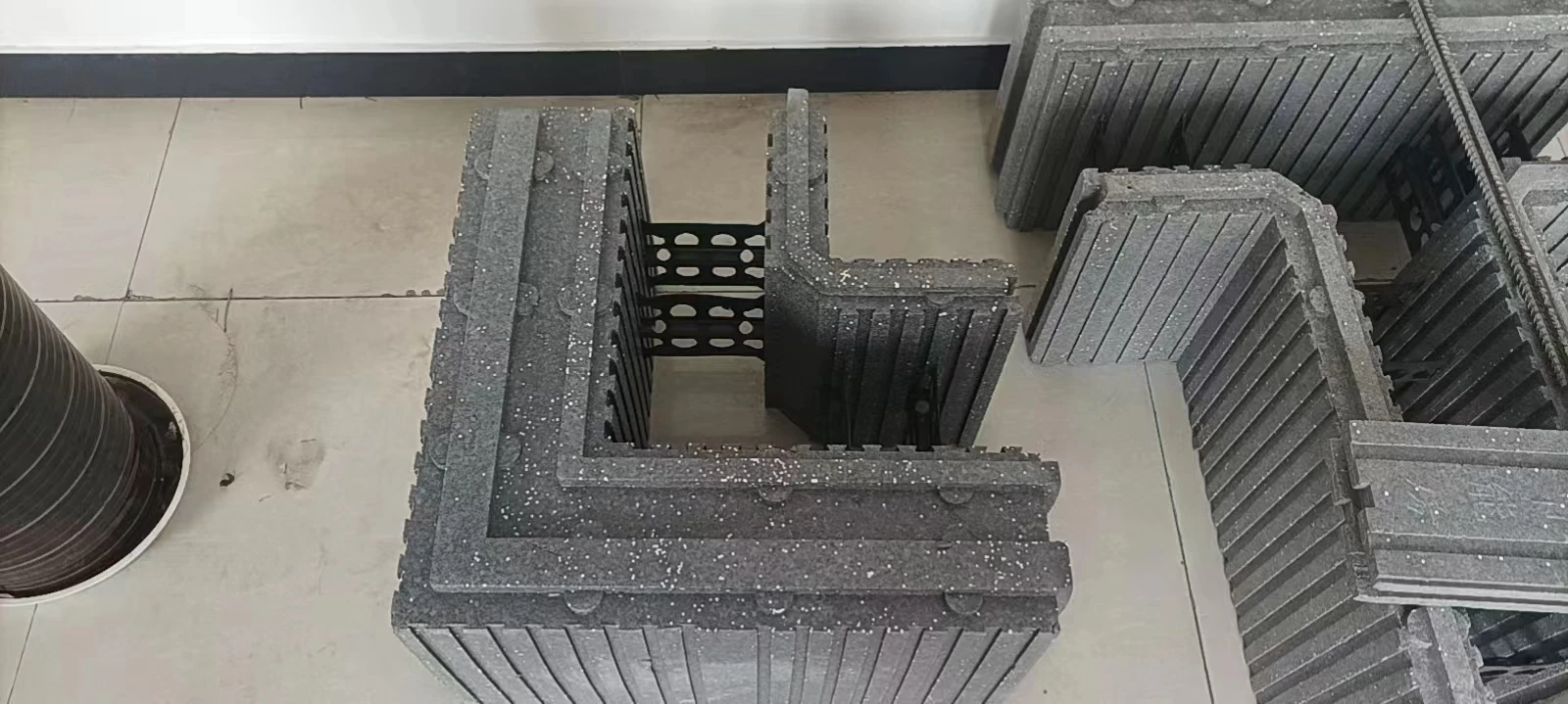 Insulated concrete forms Buildblock of ICF system 35 type thickness