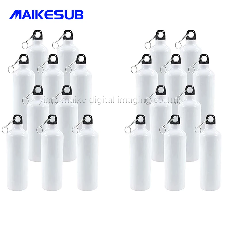 Warehouse Stocked 750ml Aluminum Sublimation Water Bottle Personalized Sublimation Blanks  Aluminum Water Bottles
