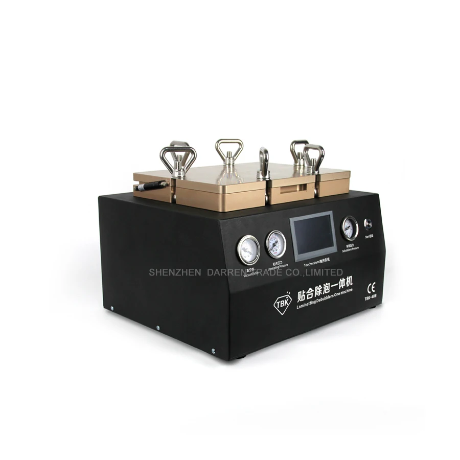 
TBK408 Vacuum frame laminating machine air bubble remover 2 in 1 touch screen repair machine bubble adhesive remover machine lcd 