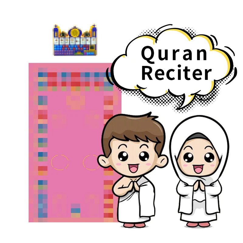 Holy Quran Sajjadah multifunctional Mart Interactive Learning Electronic Kids Prayer Mat E-sejada Smart Sejadah Prayer Rug