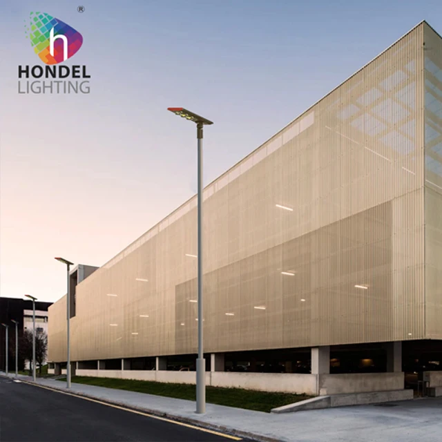 Hondel высокое качество IP65 Водонепроницаемый PIR индукционный 50 Вт 100 Вт 150 Вт 200 Вт Солнечный светодиодный уличный фонарь