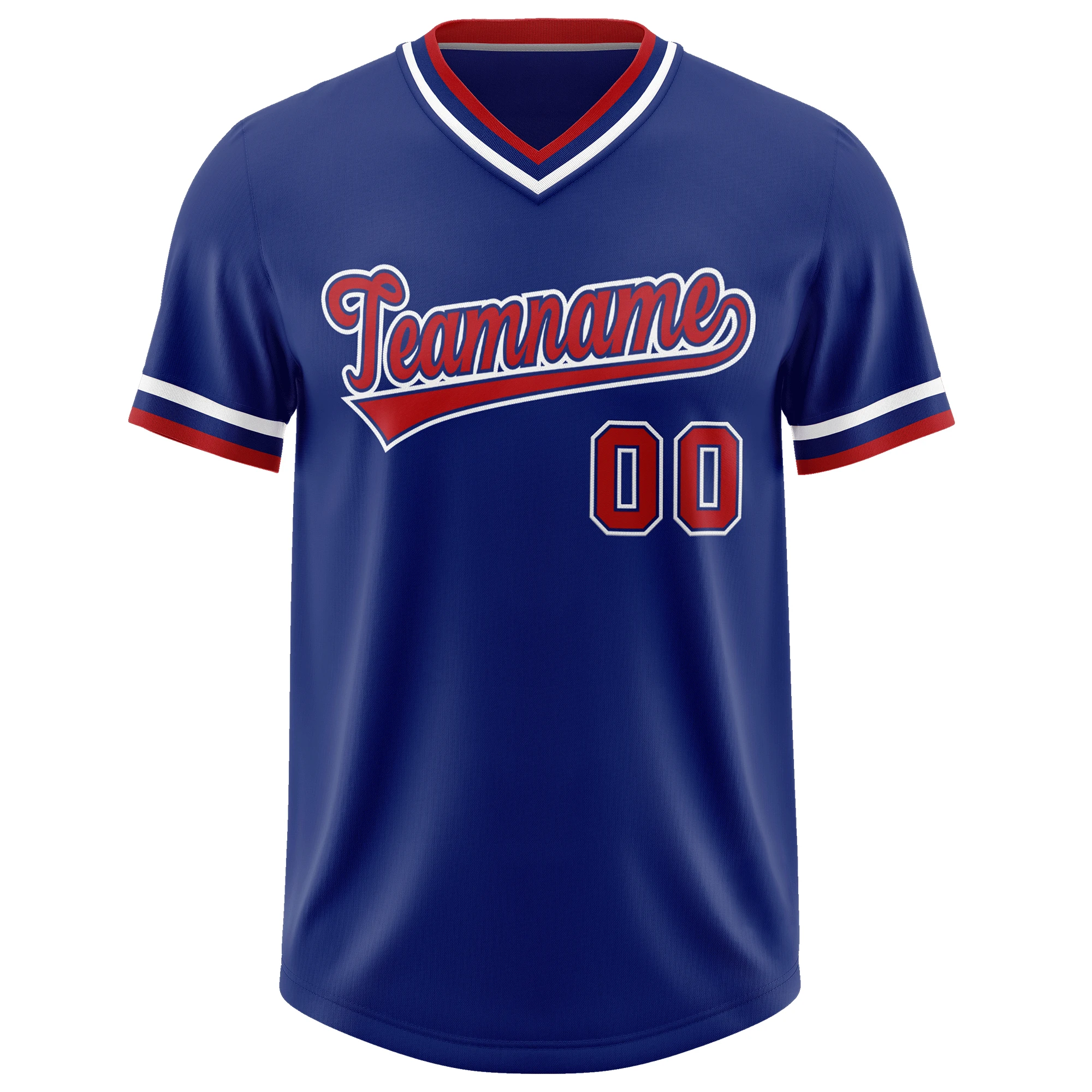 Design V-Neck Baseball Shirt Adult Game Training Sportswear Mesh Breathable Jersey Personalized Custom Throwback Baseball Jersey