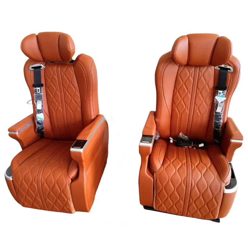 2024 China Factory New design Custom conversion single seat luxury VIP car seat for Mercedes Benz Vito V class Sienna