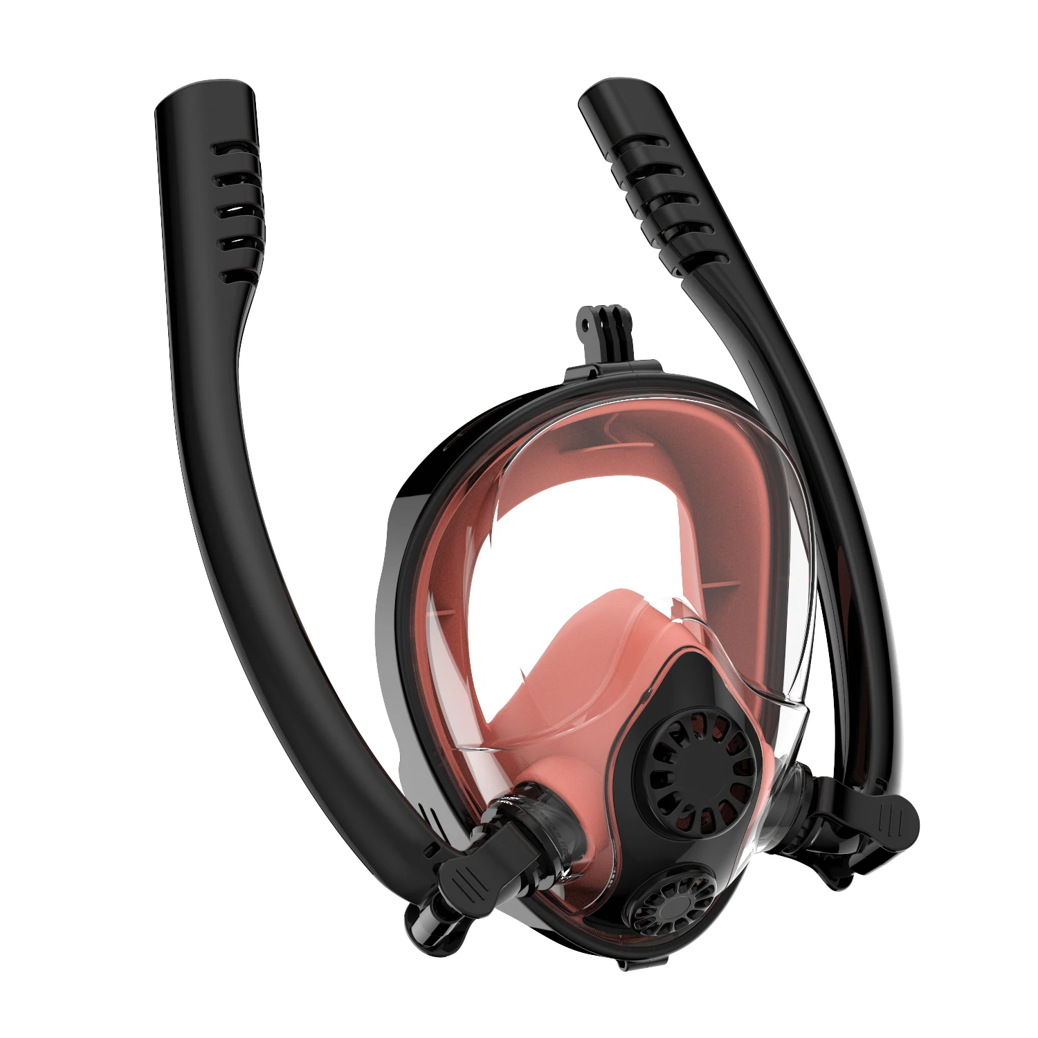New Water Sports Games Swimming Equipment Scuba Diving Double Snorkel Mask Adult Full Snorkeling Mask