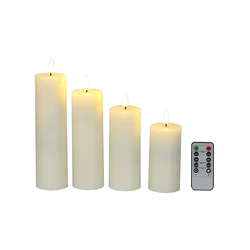 Высококачественные портативные светодиодные свечи с аккумулятором, набор светодиодных свечей, подарочные наборы светодиодных свечей