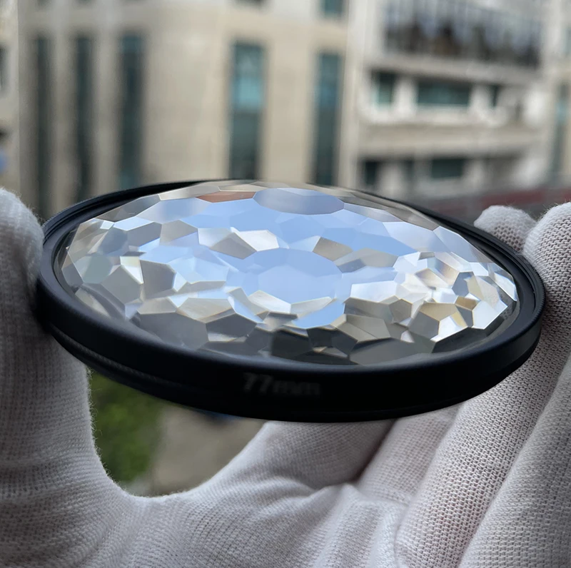 The latest handheld prism lens Kaleidoscope filter lens photography props accessories