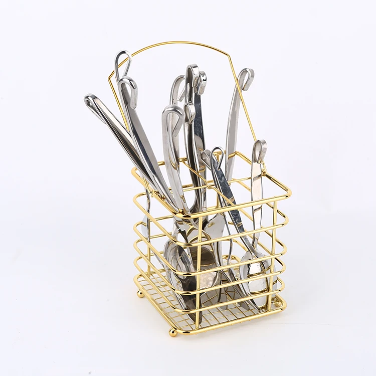
Tableware storage rack household hanging knife and fork spoon storage rack 