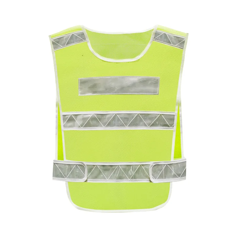 Mesh hook and loop work high energy reflective vest customization reflective safety straps vest reflective safety jacket