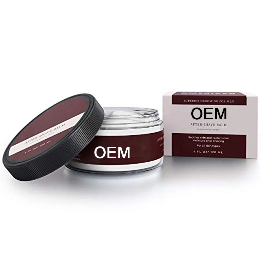  Фирменная торговая марка 100% натуральный увлажняющий лосьон после бритья для сандалового дерева бальзам мужчин