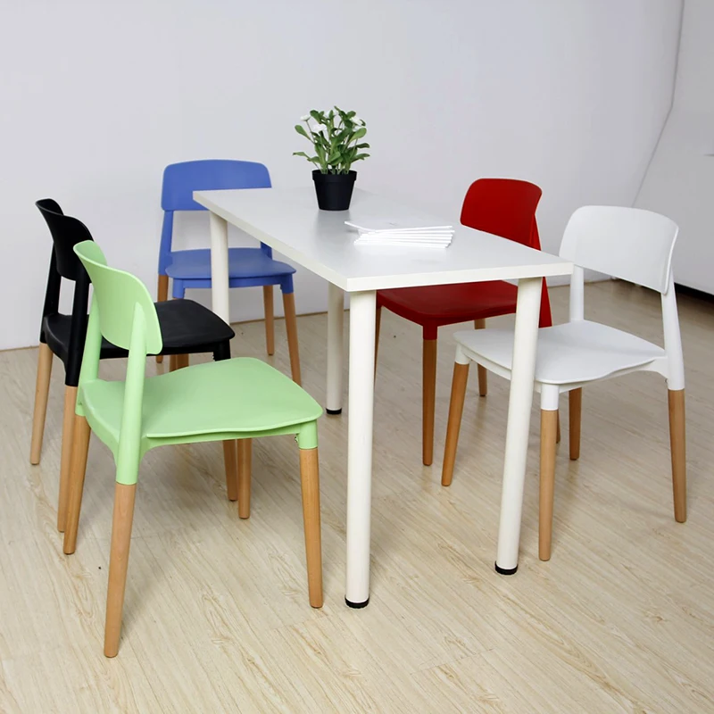 
Sell best White sleek tabletop dining table and multi-colour dining chair with modern stylish dining table and chairs/5 chair 