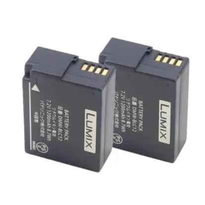 Аккумулятор DMW-BLC12 BLC12E BLC12PP 1200 мАч для фотоаппарата Panason DMC-GH2S FZ3 G95 G85 G80 G6 G7 GX8 FZ200 FZ300 FZ2500 FZ1000