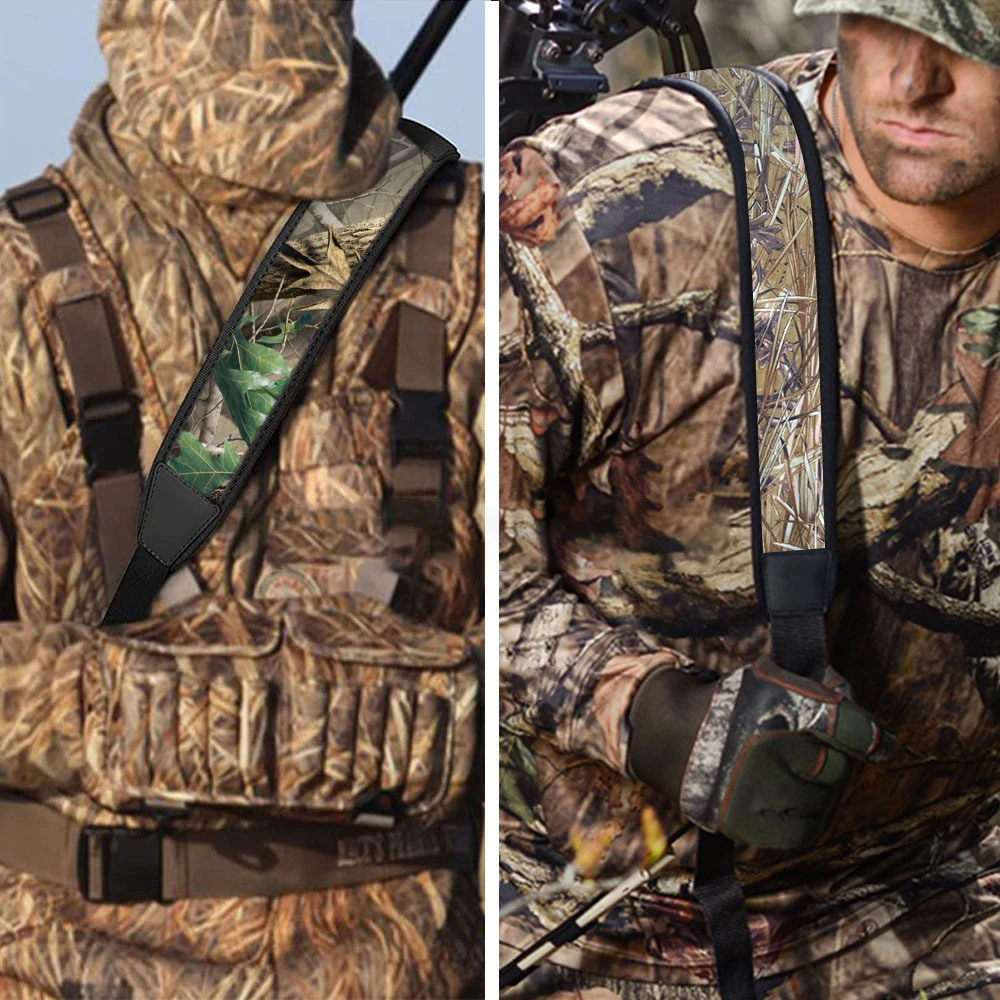 Two Point Durable Shoulder Strap Padded Shoulder Strap Length Adjustable Gun Sling Camouflage Gun Strap Hunting Accessories
