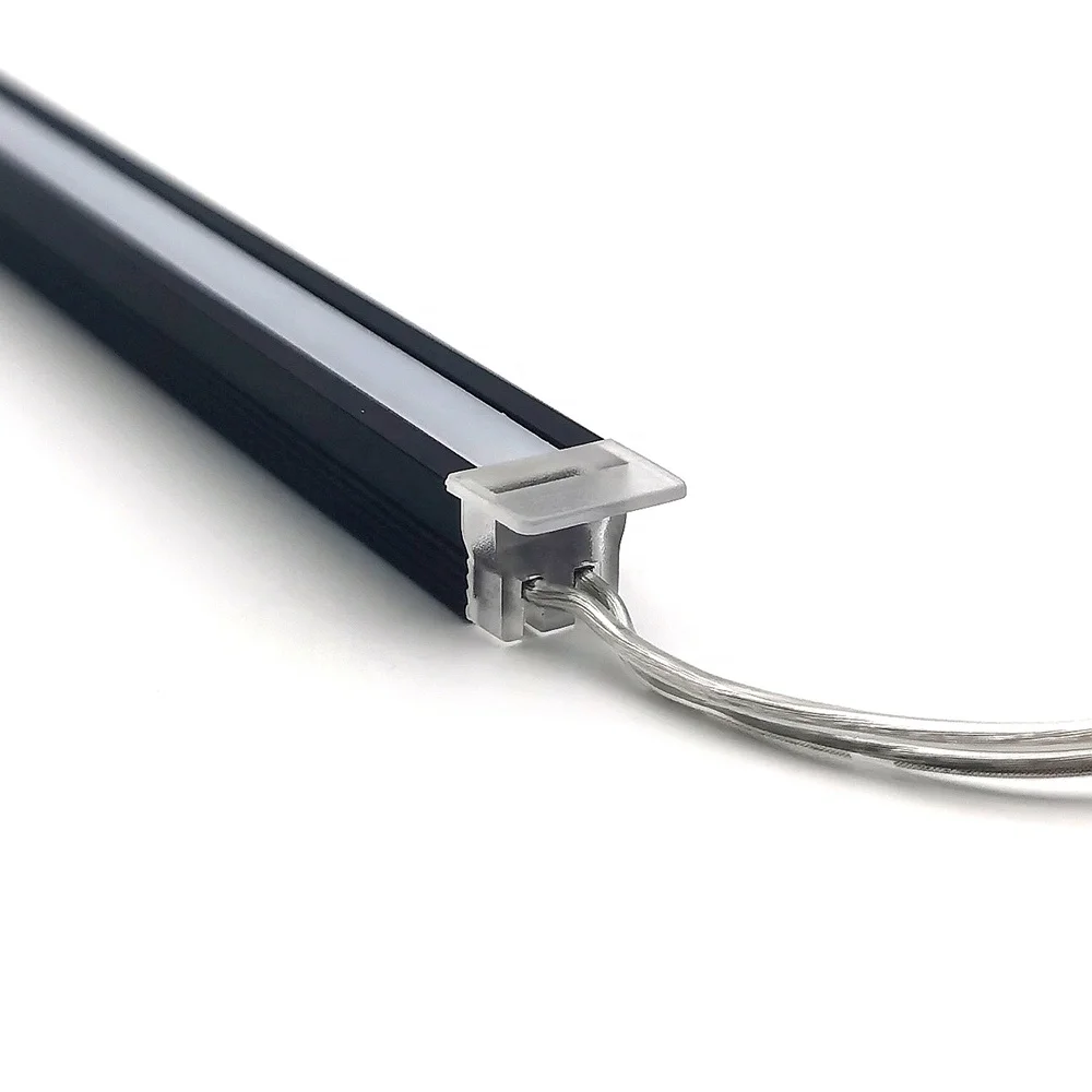 Custom Led Strip Light Aluminum Profile 10*10mm Recessed aluminum led profile for stairs lighting with led par light