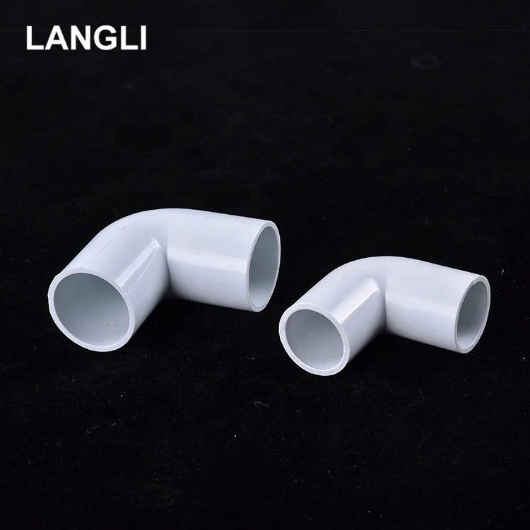 20mm 25mm Pvc Pipe Elbow 90 Degree Pvc Pipe Fitting For Electrical