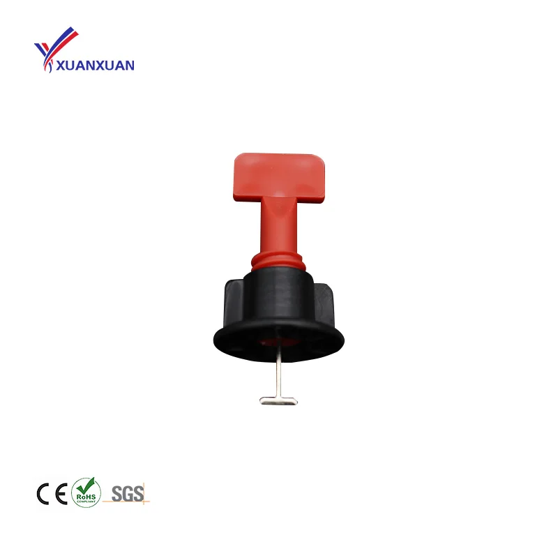 Press tile leveling system too tile leveling system bubble