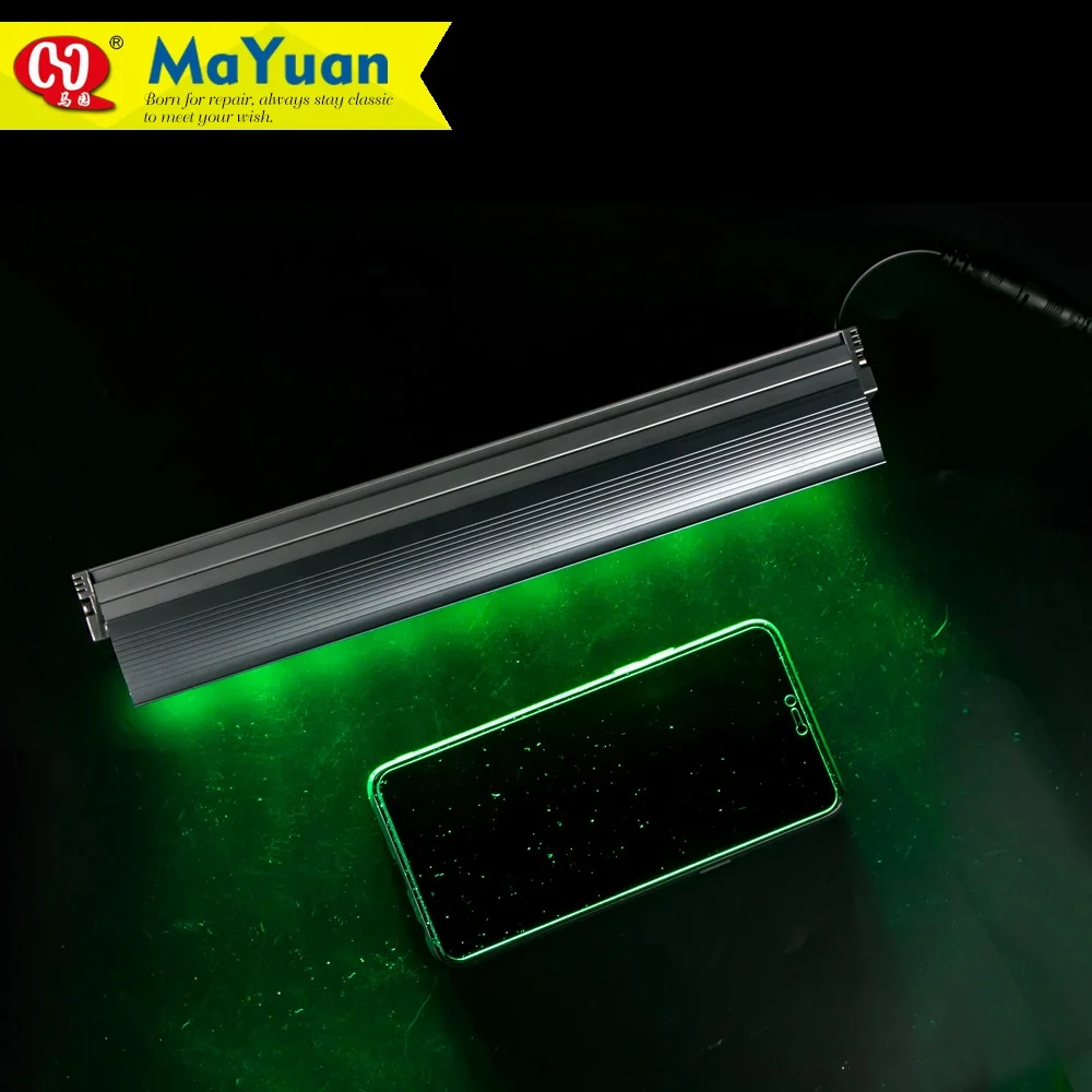 10 зеленых светодиодных ламп для обнаружения пыли ремонта экрана мобильного