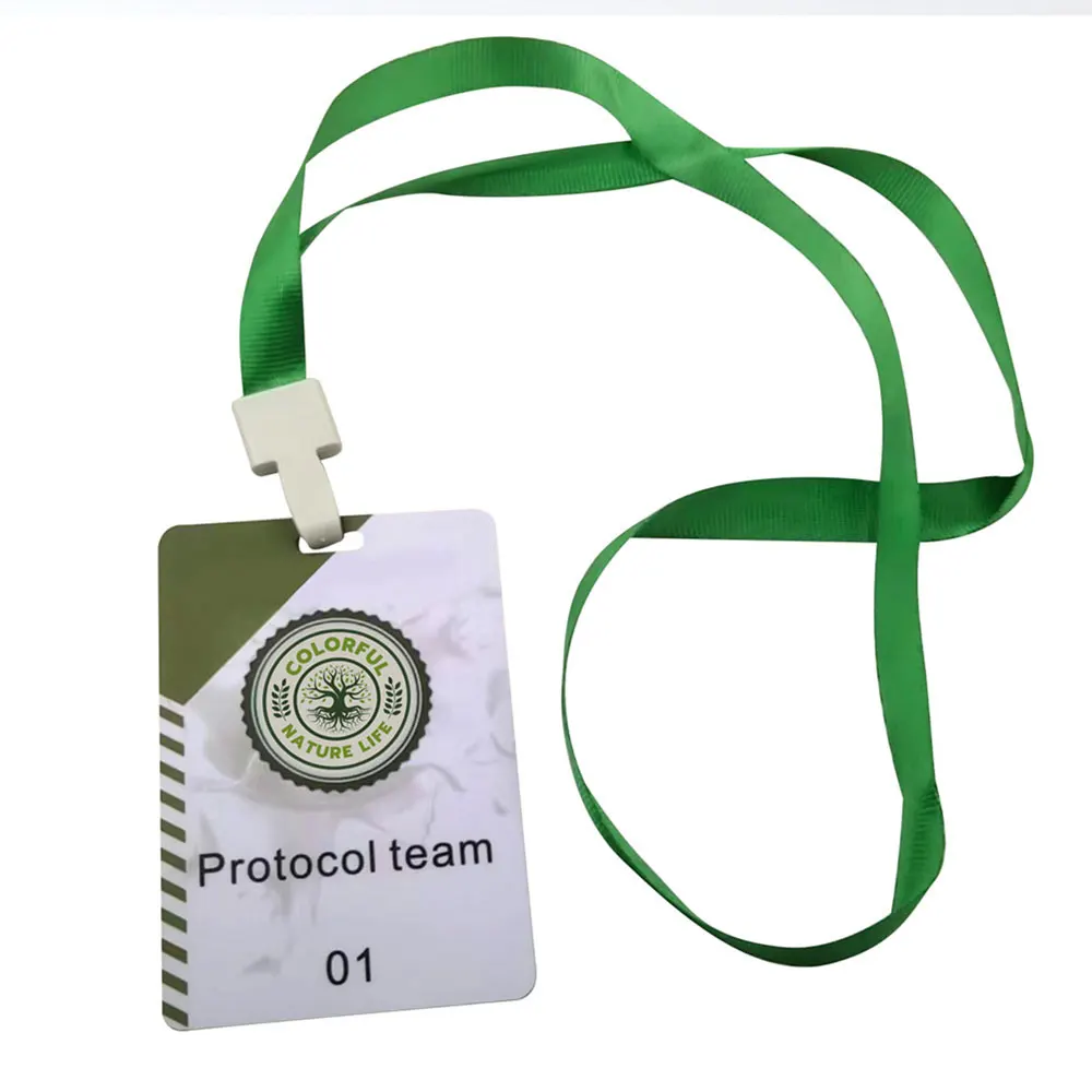 Custom NO MOQ Free Shipping VIP Backstage Press Pass Badge with Lanyard for Festival Events Digital Printing Label