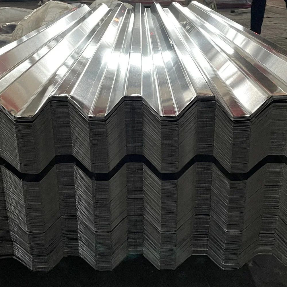 Alta Calidad Z150 Z275 Chapado En Zinc 0.35 Mm 0.55 Mm Panel De Techo Metal Galvanizado Panel De Techo De Zinc Corrugado