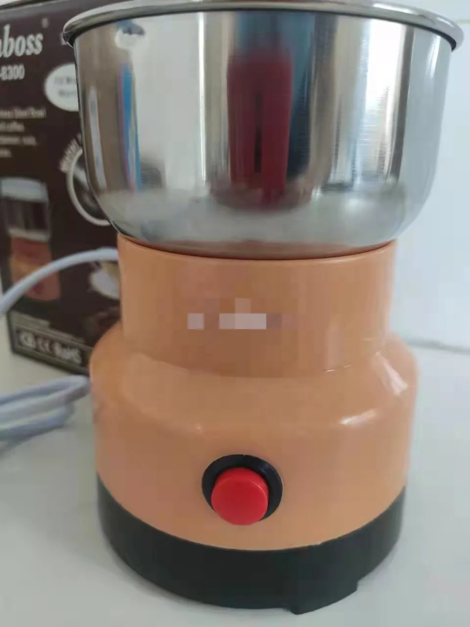 Mini Electric Dry Herb Spice Coffee Bean Grinder Machine Kitchen Chopper Food Processor