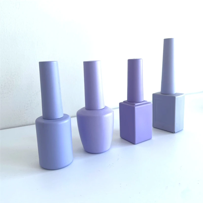 crown shape custom clear europe premium nail polish bottles empty 18ml cube clear with silver cap