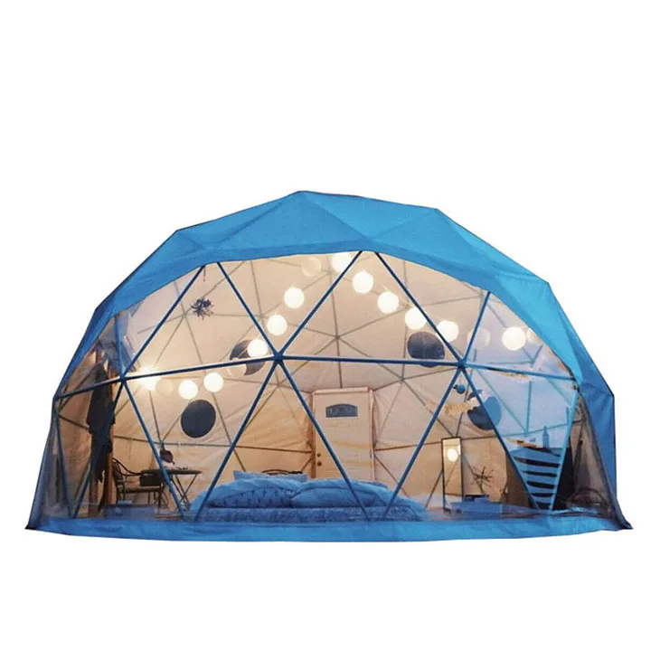6-8 Persons Luxury Camping House Waterproof Outdoor Event Tent Geodesic 6M Dome Tent