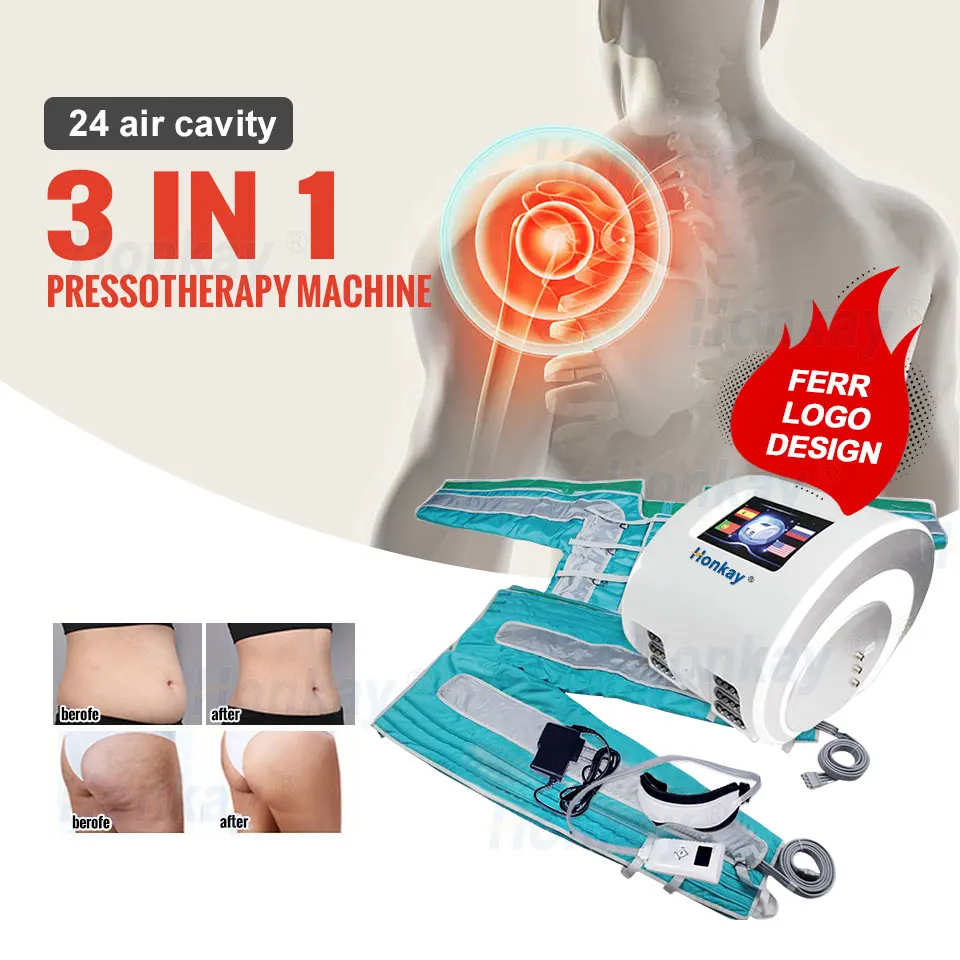 CE Approved Presoterapia Machine Pressotherapy Cellulite Reduction Fat Loss  lymphatic drainage machine for lymphedema