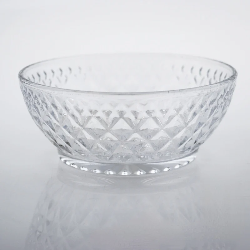 Стеклянная глубокая миска для лапши быстрого приготовления 12 см 14