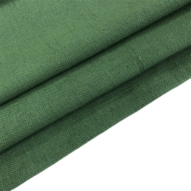 HAHOO, мягкая, с эффектом потертости, 30% лен, 70% вискоза, Смешанная тканая, вискоза, льняная ткань для платья, блузки, рубашки