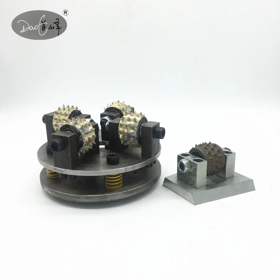 Granite bush hammer finish block Diamond Bush hammer grinding disc